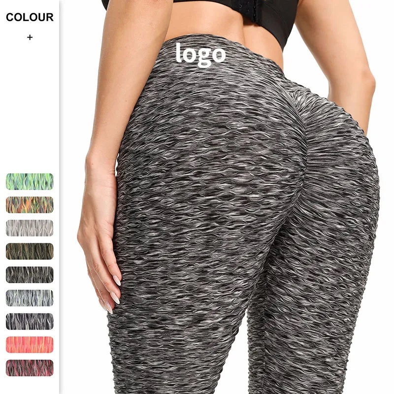 Fancy Jacquard Yoga Leggings 1