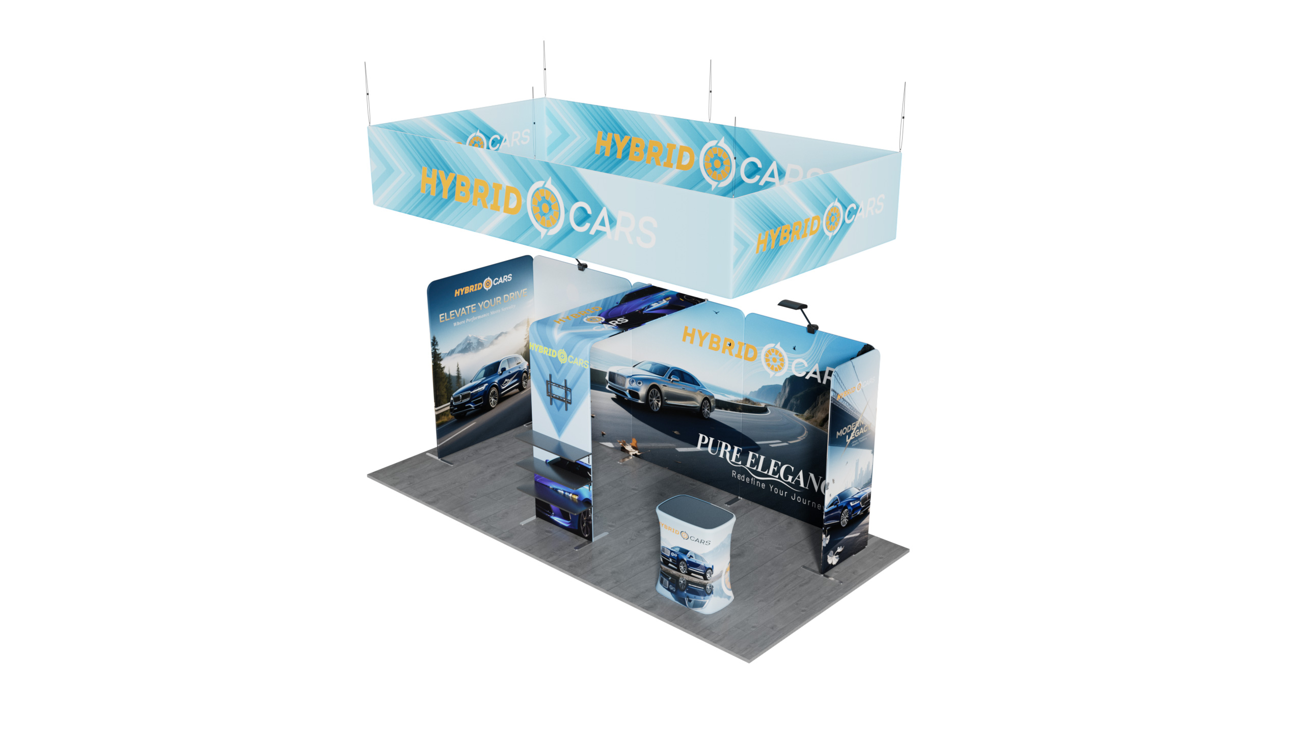 10'x20' Tradeshow Booth Kit - H Kit 4