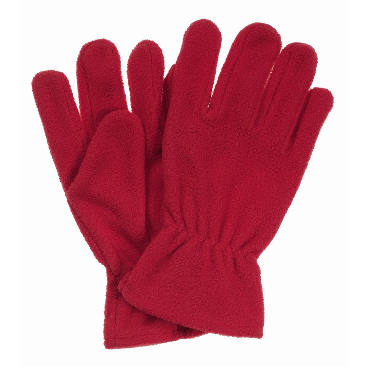 Red Fleece Gloves 2