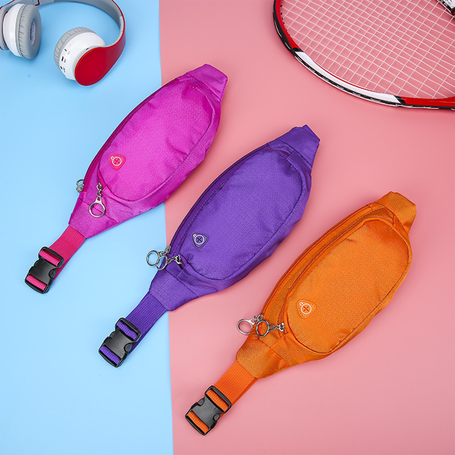 Sports Fanny Pack Crossbody Bag With Earphone Hole 2