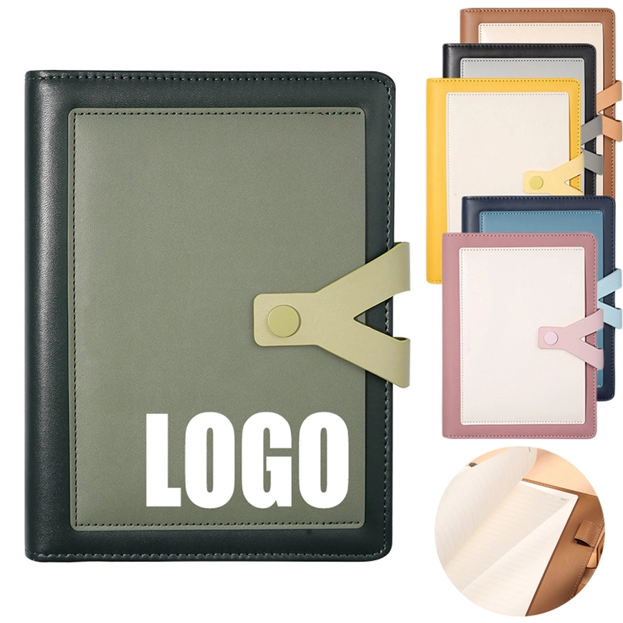 PU Leather A5 Business Travel Journal Binder Notebook 12