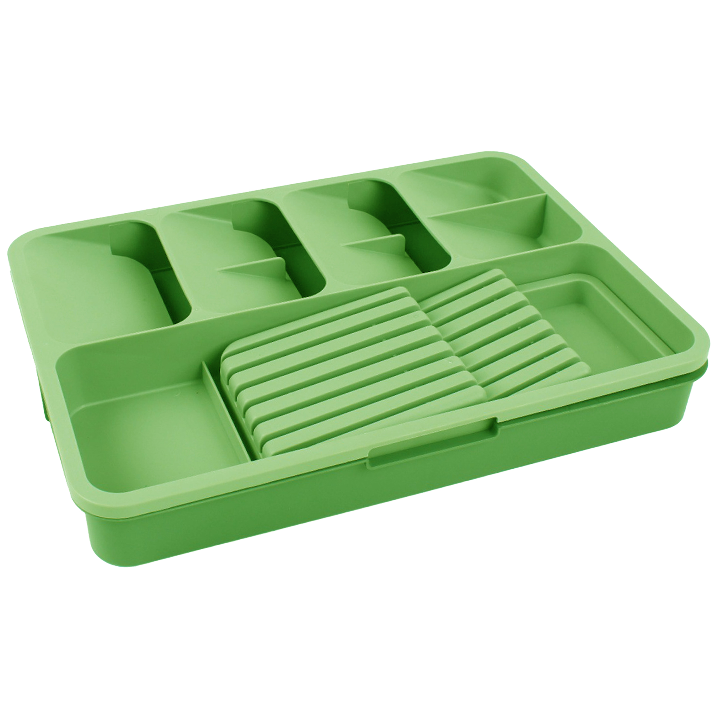 Polypropylene 2-In-1 Knife And Fork Separated Storage Rack 4