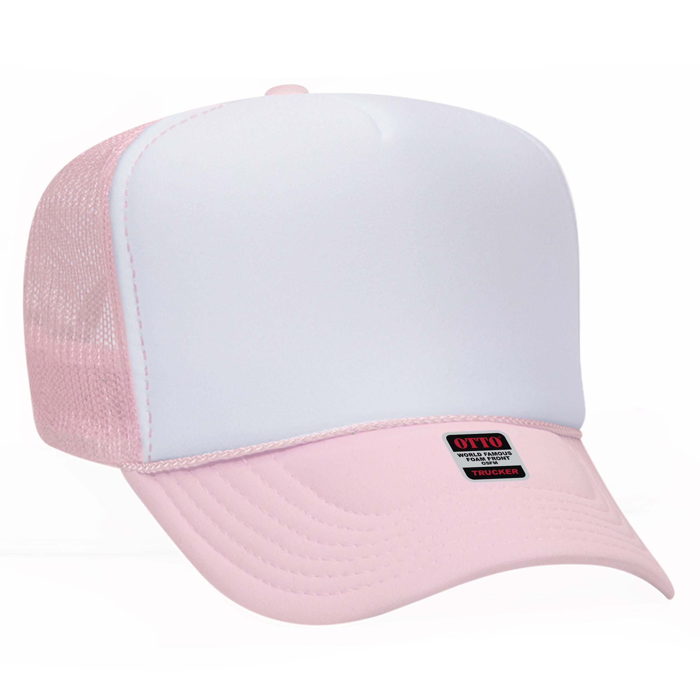 OTTO CAP® 5 Panel High Crown Mesh Back Trucker Hat 91