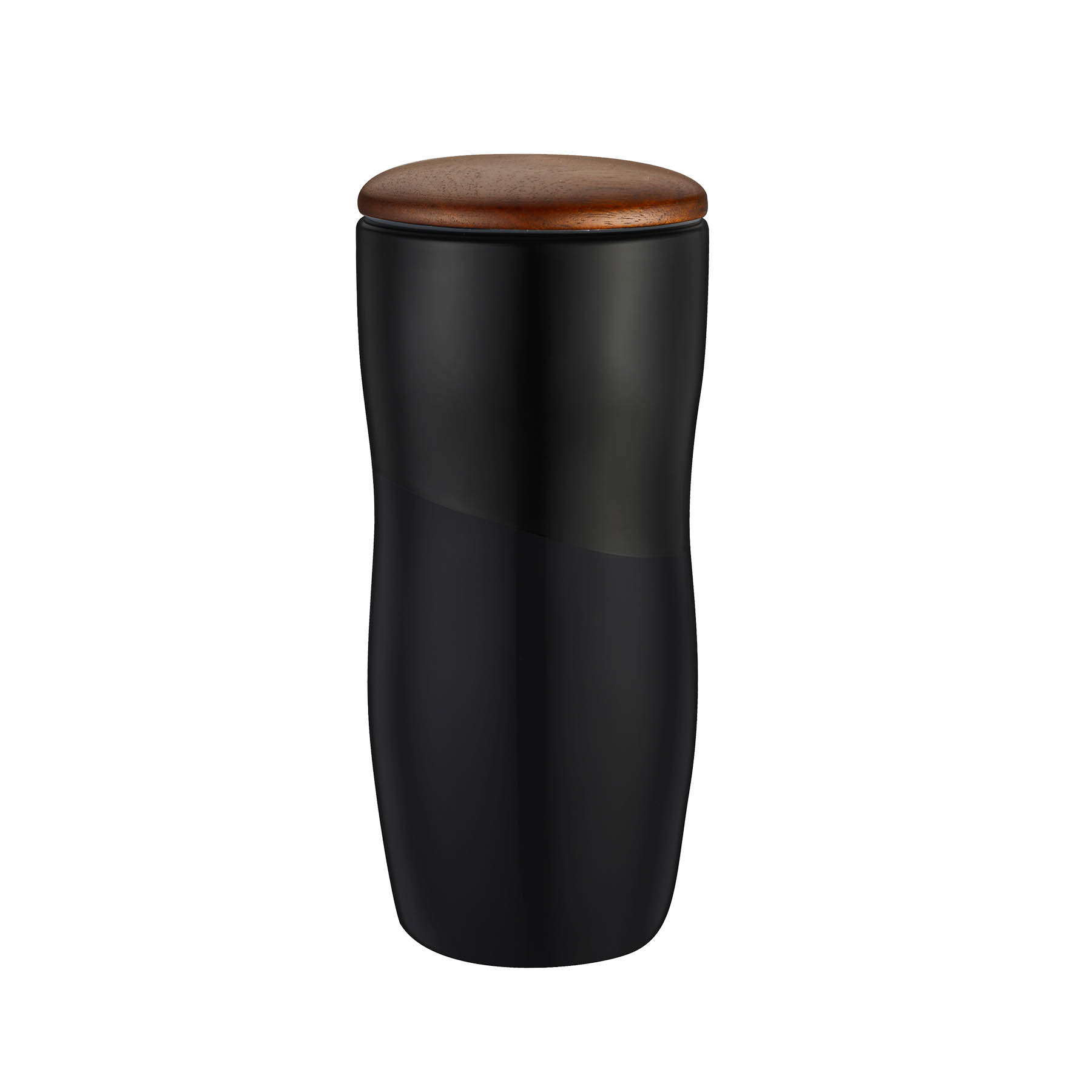 Gift box-12 oz. Two-tone Double Wall Ceramic Tumbler w/wooden lid 1
