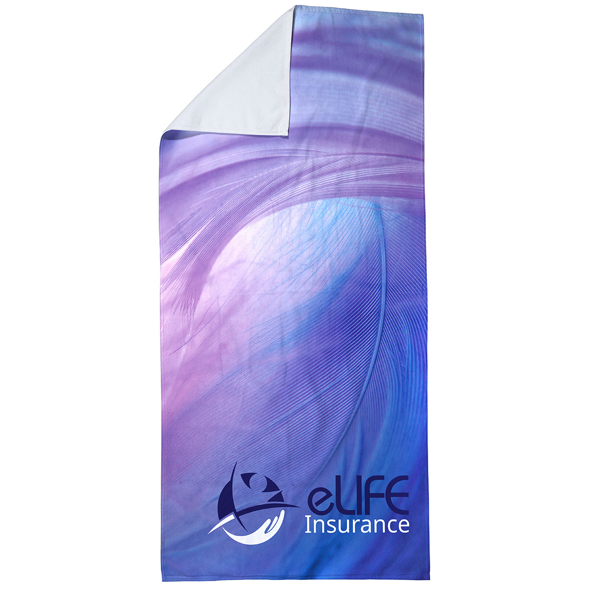 Silk Touch Beach Blanket/Towel 35" x 70" 400GSM Poly/Cotton - Full Color 3