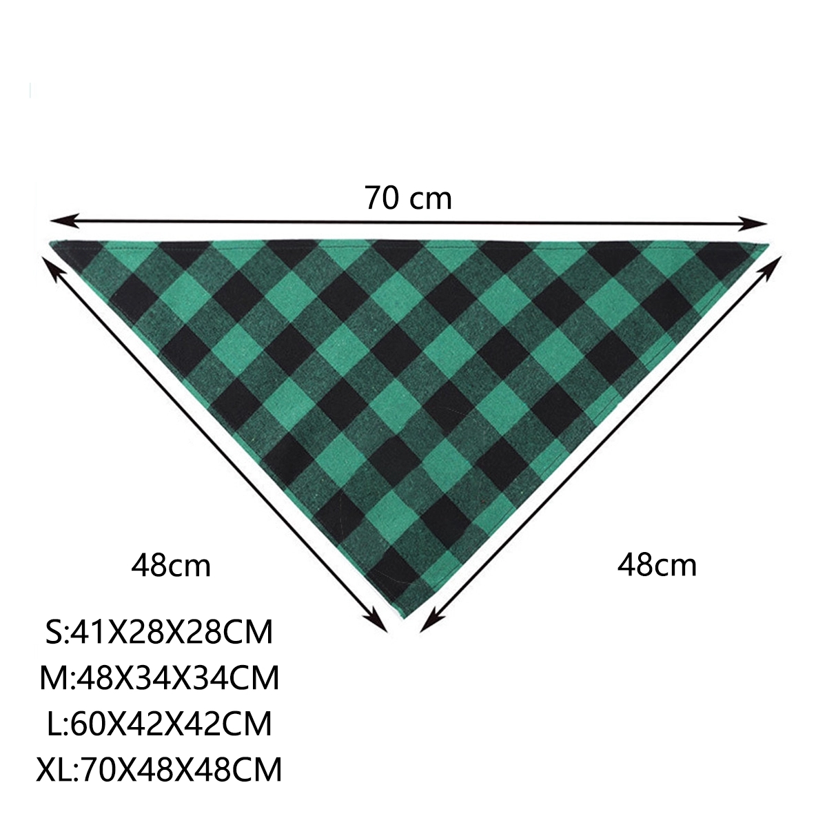 Plaid Dog Bandanas 9