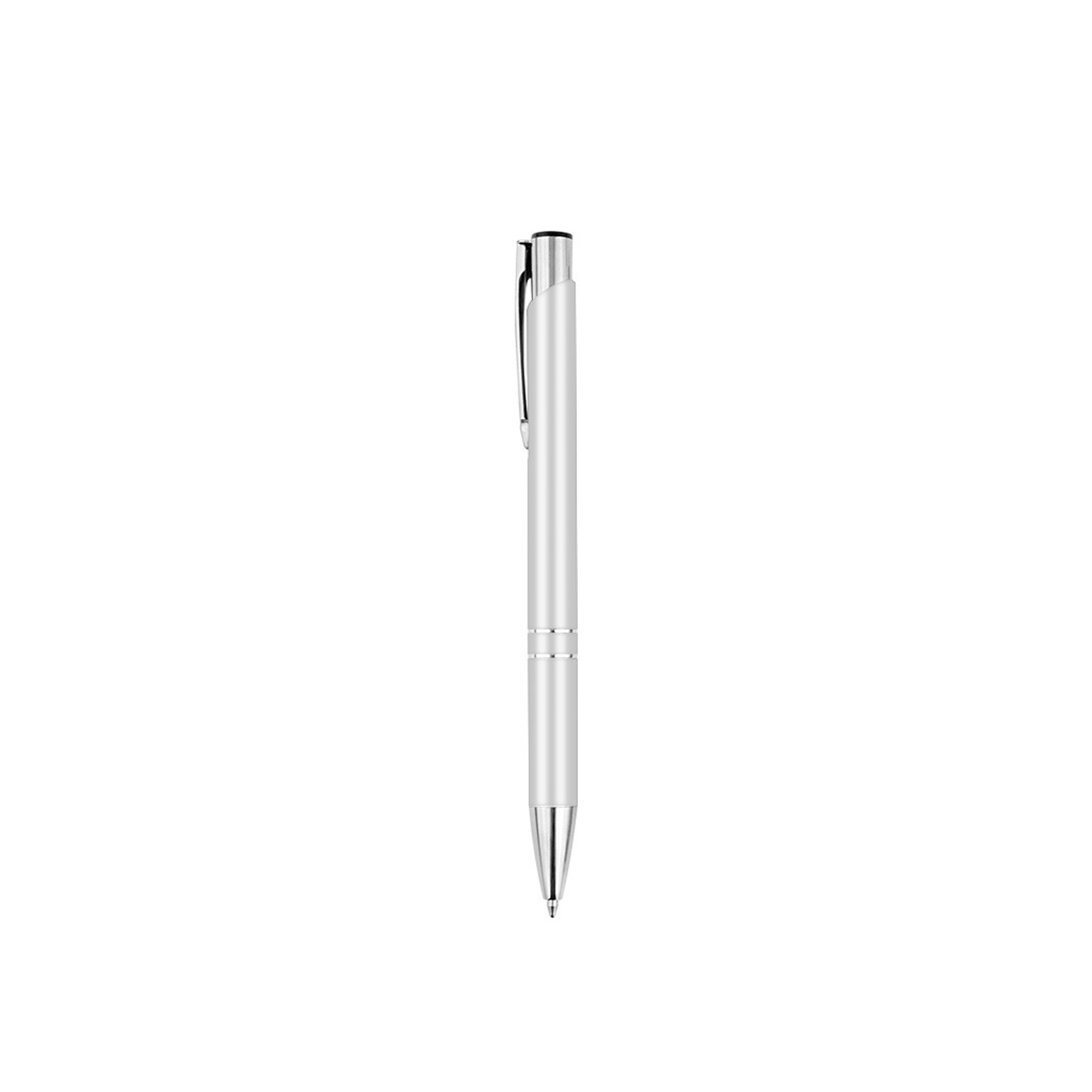 Aluminum Click Action Ballpoint Pen With Chrome Clip 9
