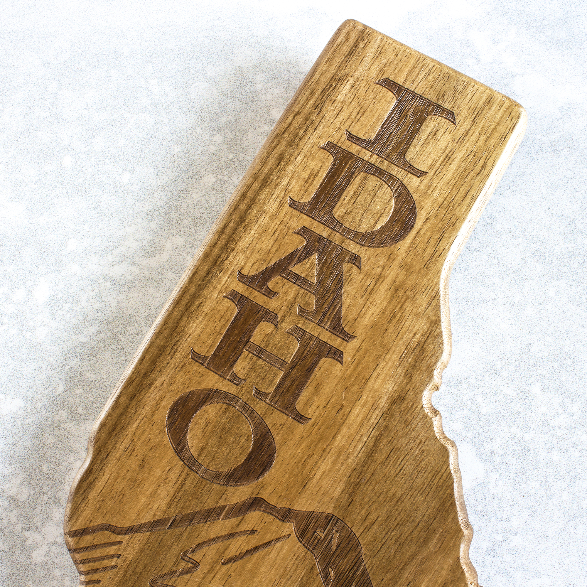 Rock & Branch® Origins Series Idaho State Shaped Cutting and Serving Board 8