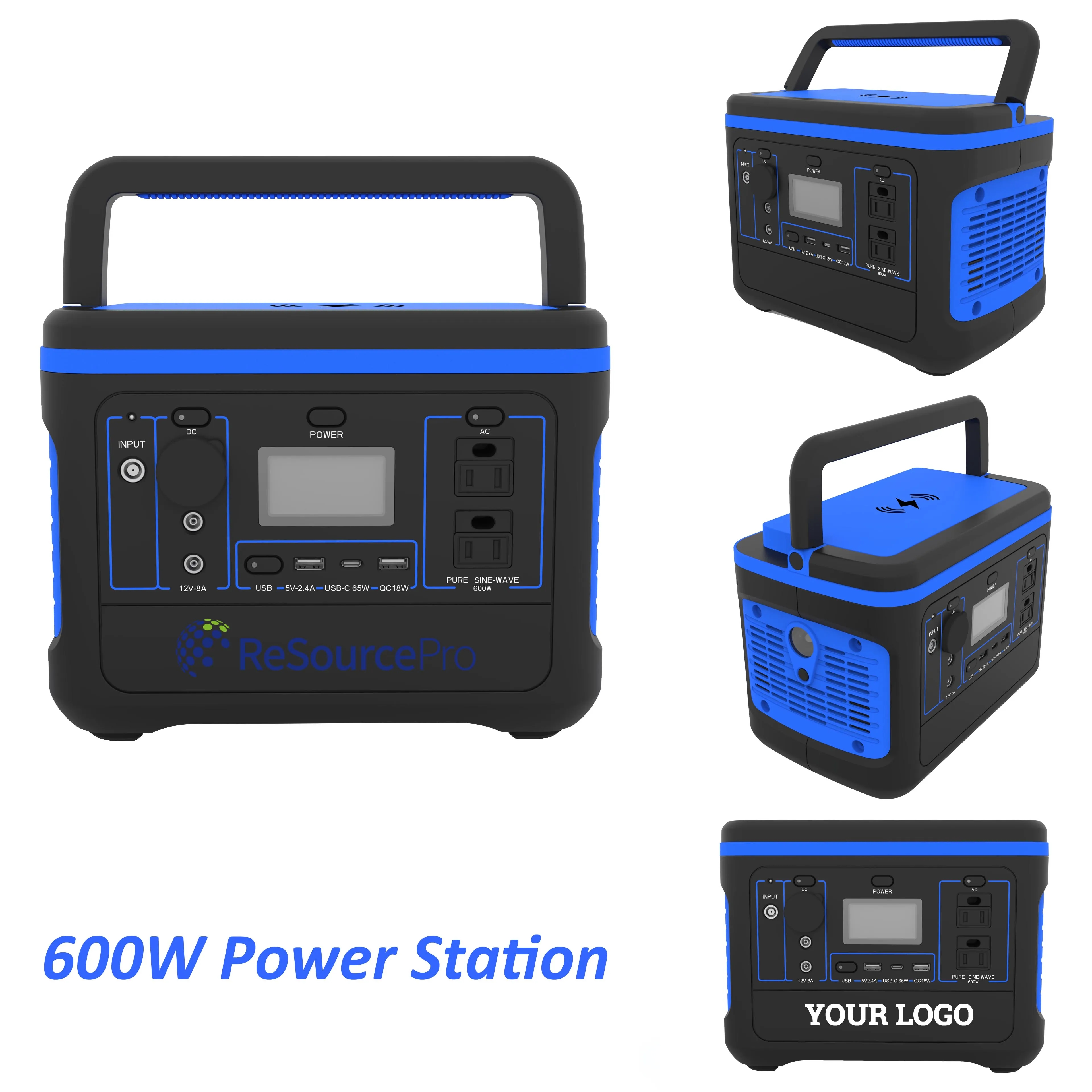 600W Rechargeable Backup Battery Power Station 7