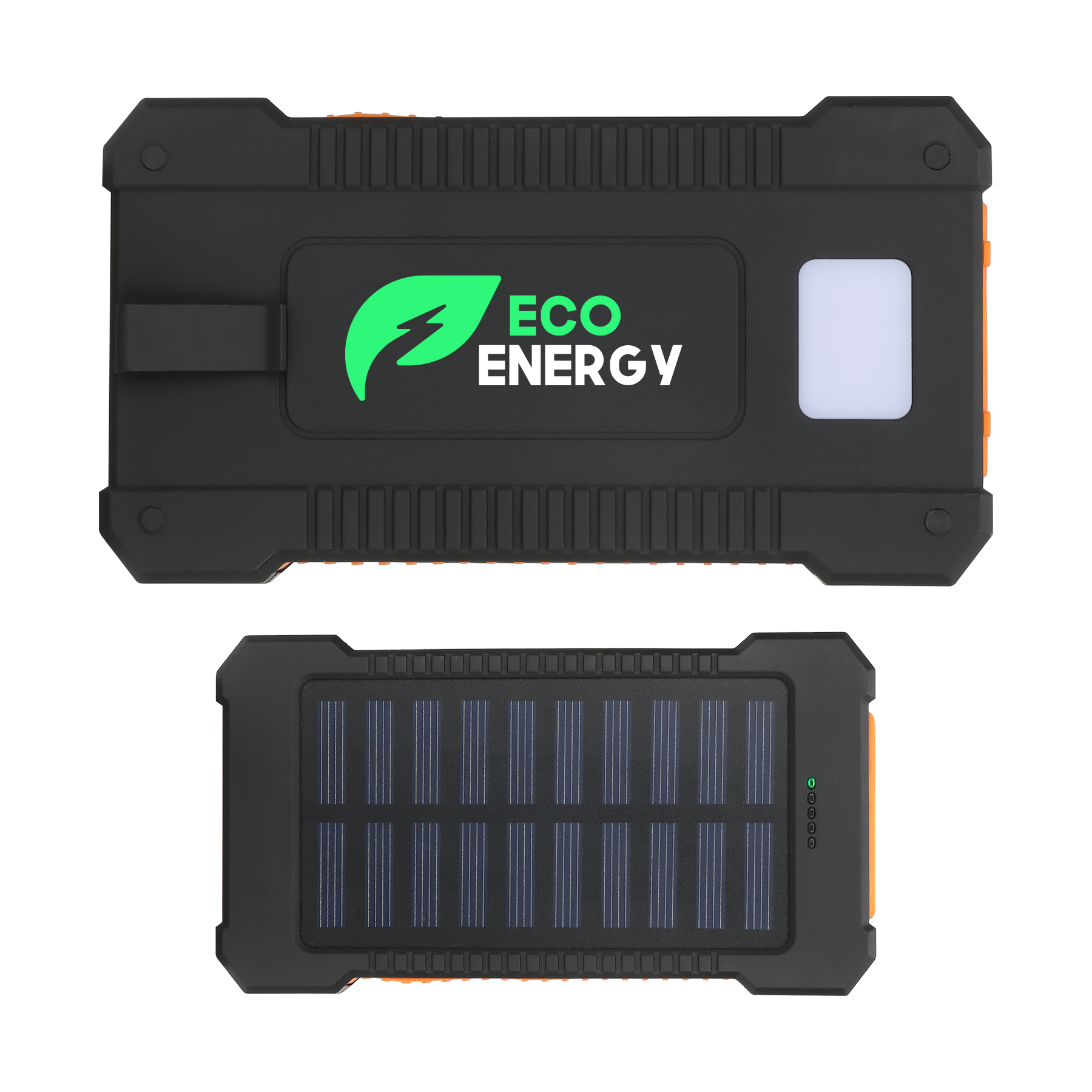 8000mAh Eco Friendly Solar Power Bank With LED Light 7
