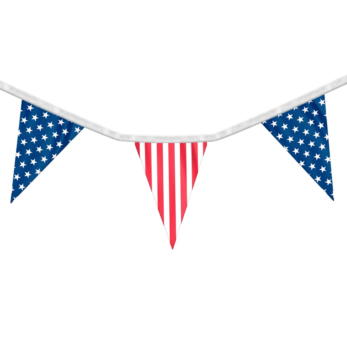 US Pennant Streamers 12" x 18" Polyester Fabric 1