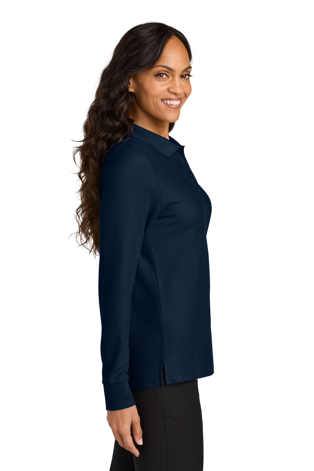 Port Authority Women's Wearever Signature Pique Long Sleeve Polo LK200LS 53