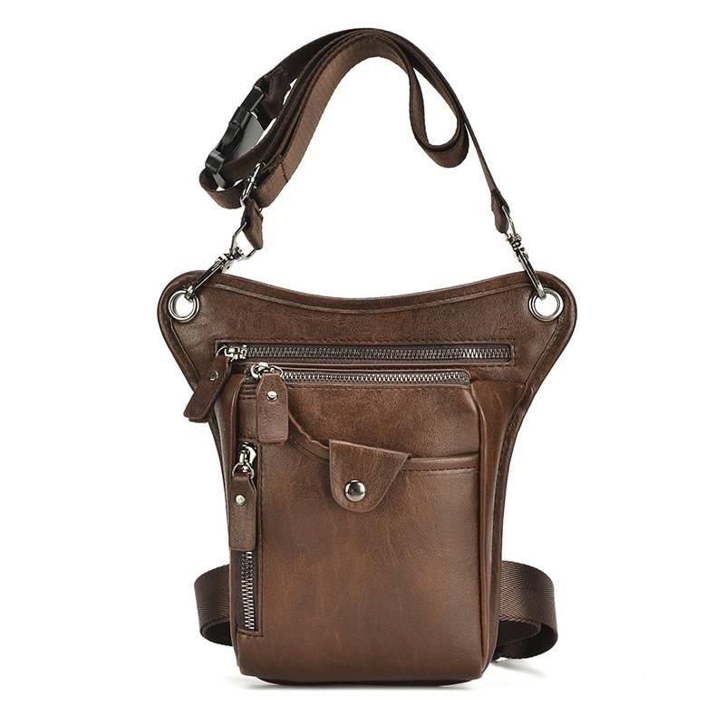 Leather Outdoor sports Waist Pack 3
