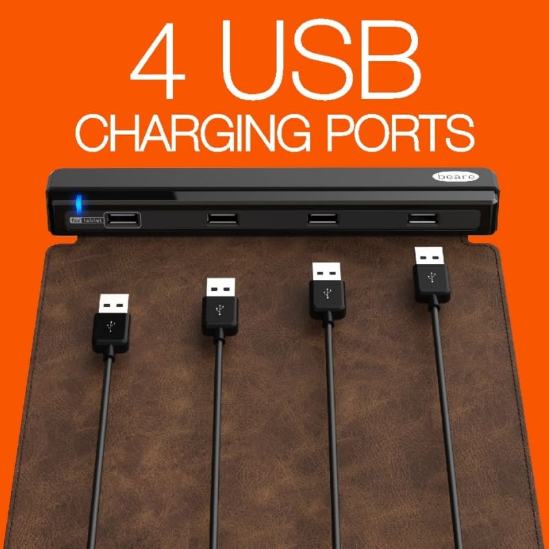 4 Port USB Power Tube Roll Up - Portable Charger 3