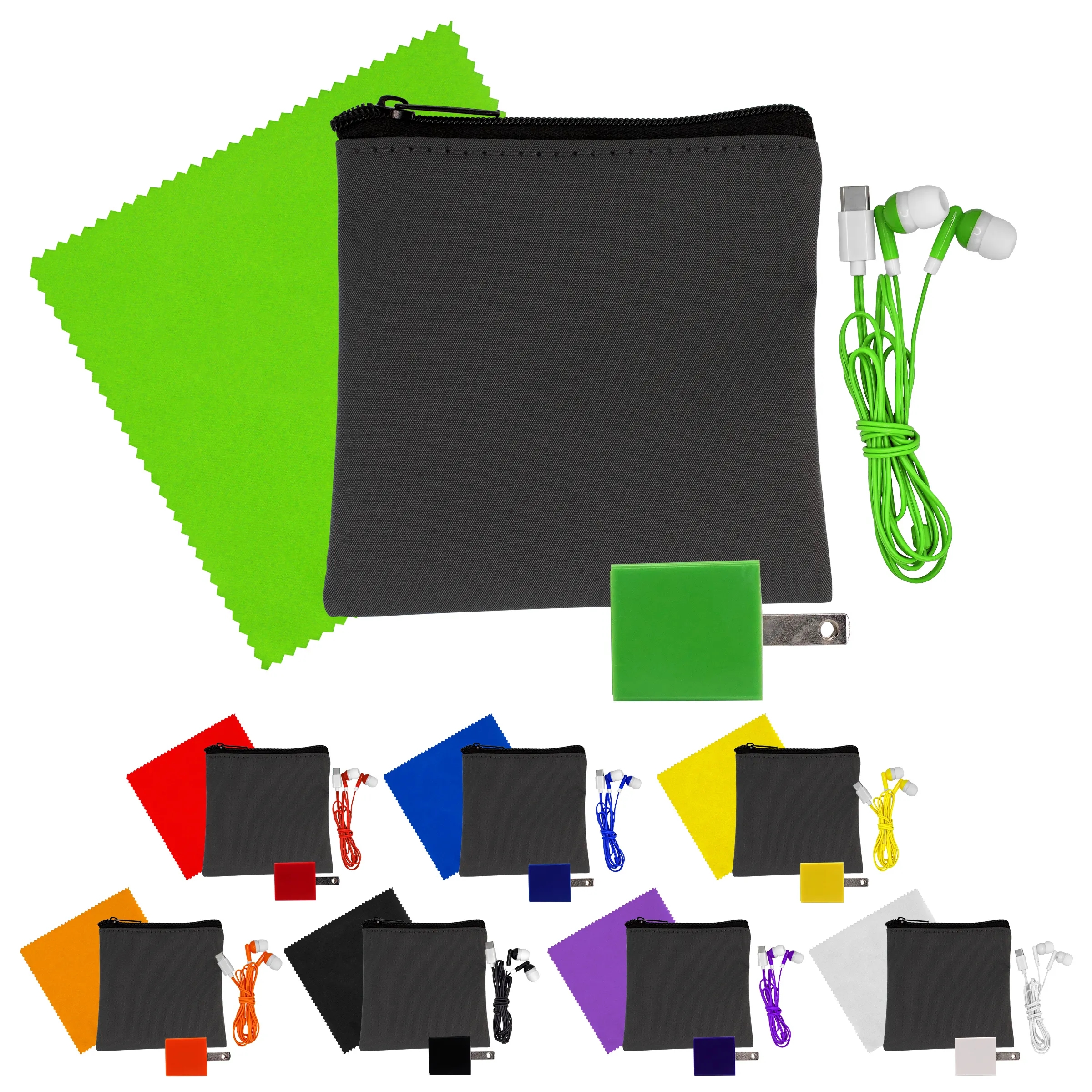 Exec Wall, Cloth & Type C Earbud Set 13