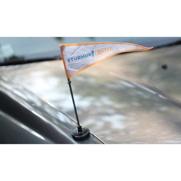 Screen Sublimation Magnetic Car Flag - ePoly 8" x 12" 1