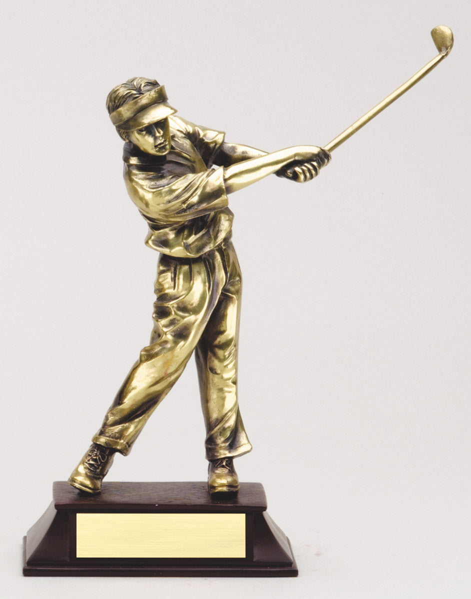 Metalized Plated Male Golfer 2