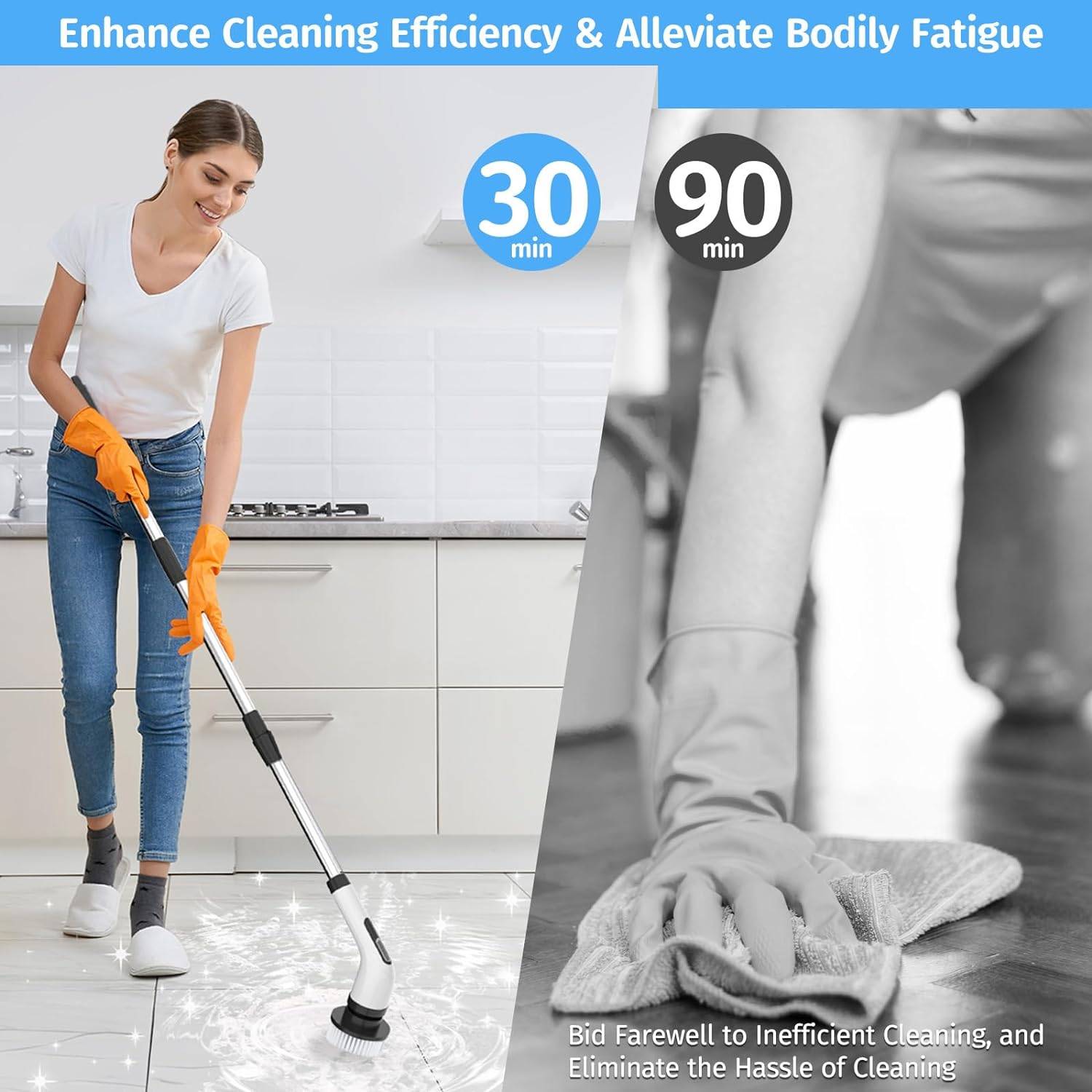 Electric Spin Scrubber Set 2