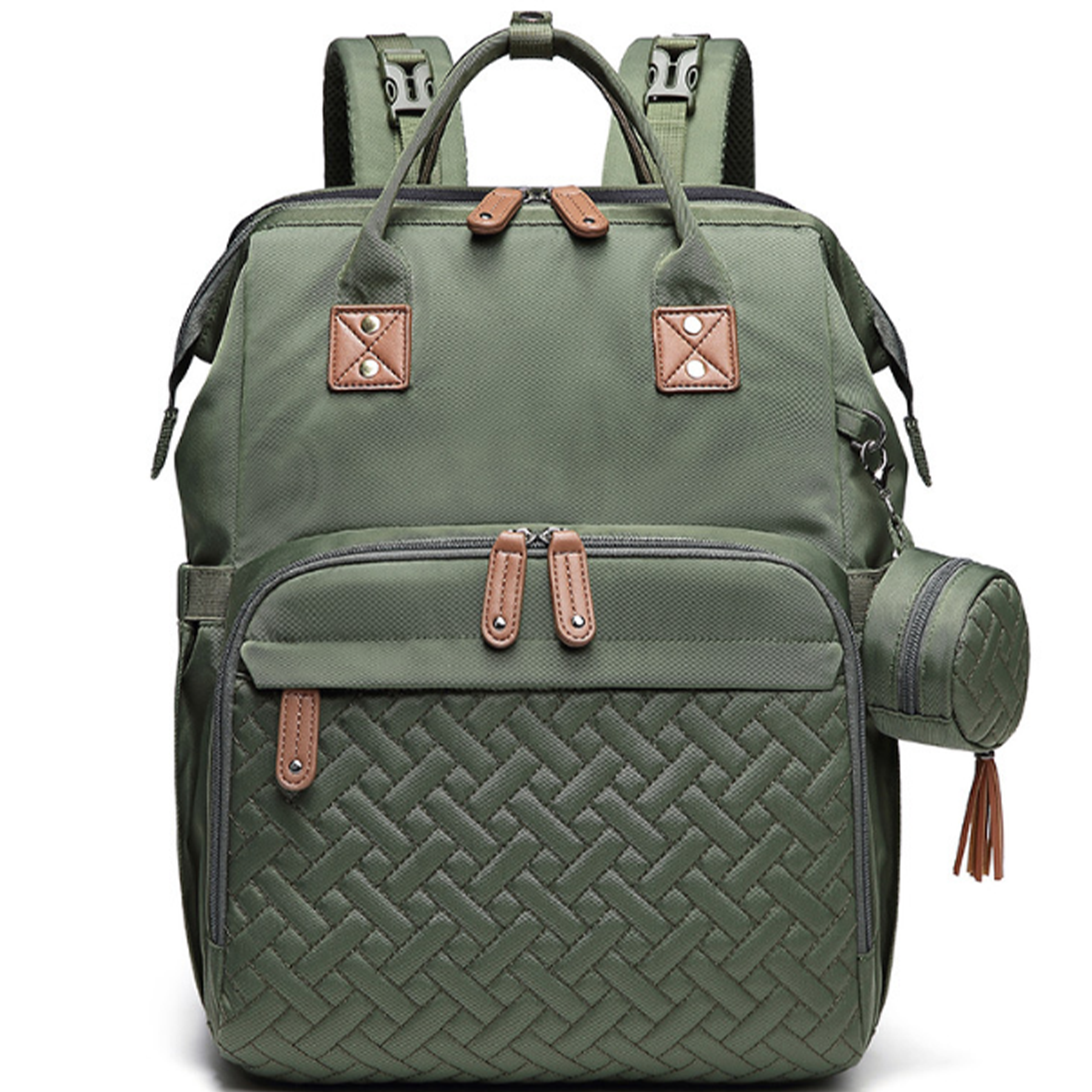 3 in 1 Diaper Bag Backpack with Bassinet Bed Mat Pad 5
