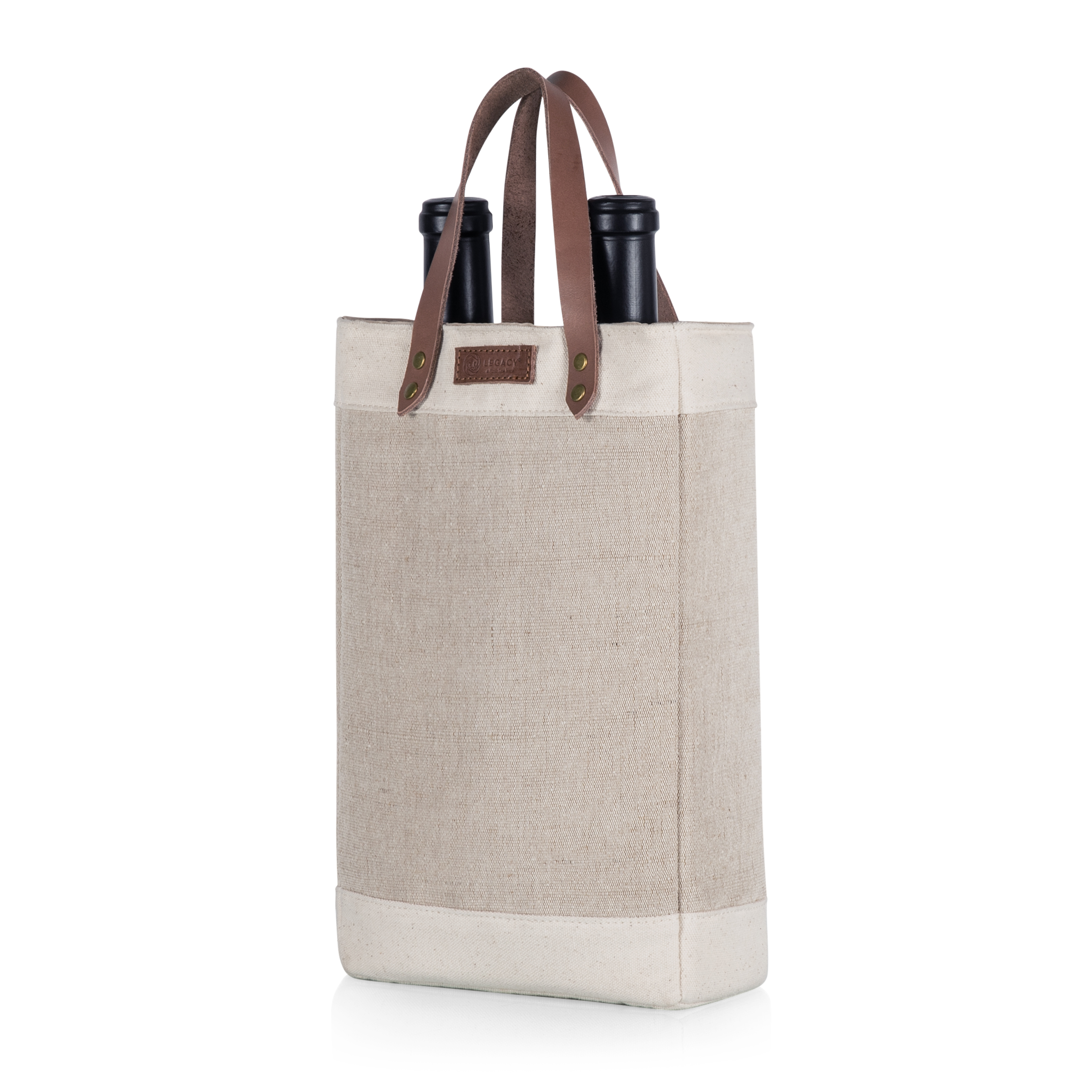 Pinot Jute 2 Bottle Insulated Wine Bag 5