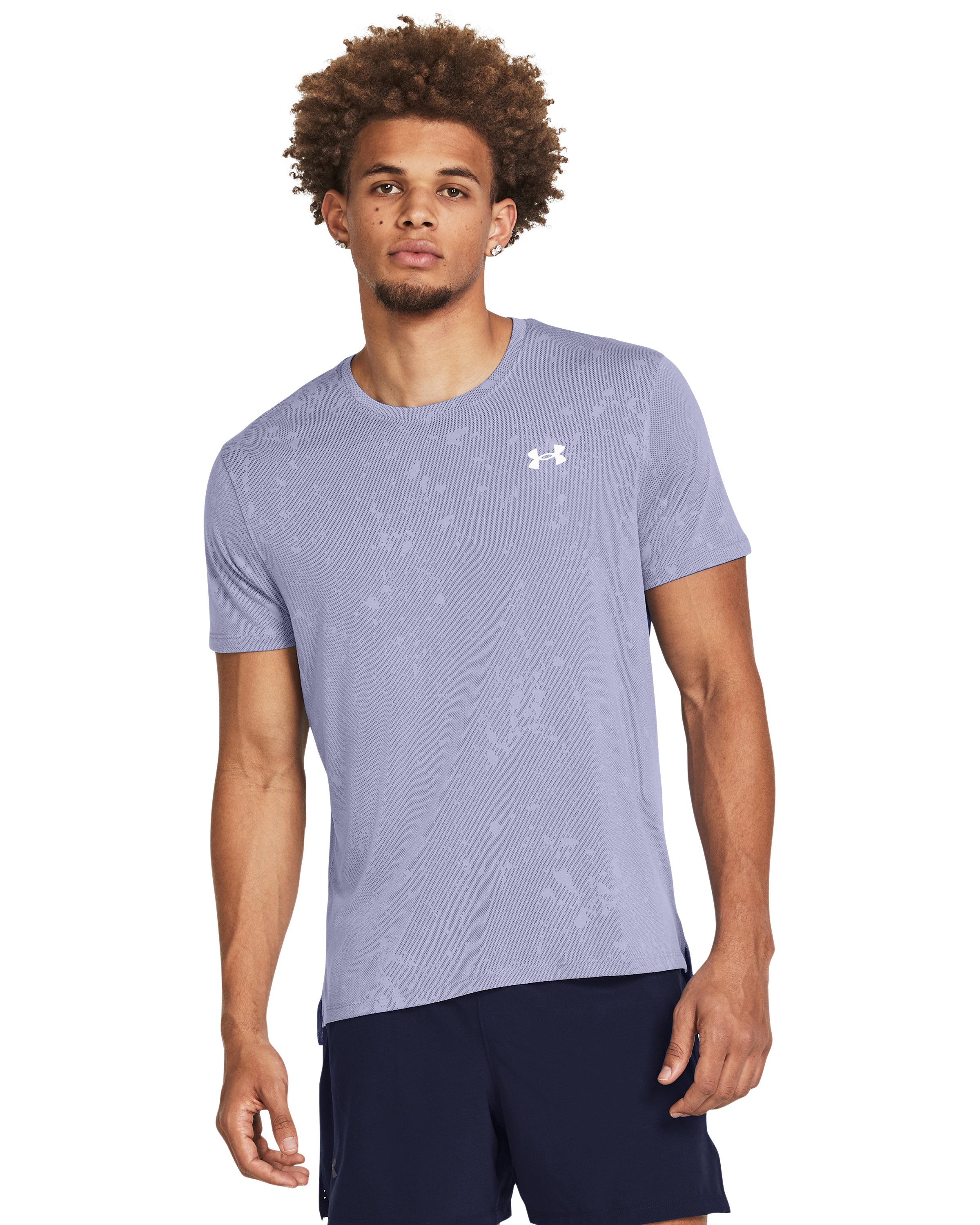 UA Launch Splatter Men's Short Sleeve 5