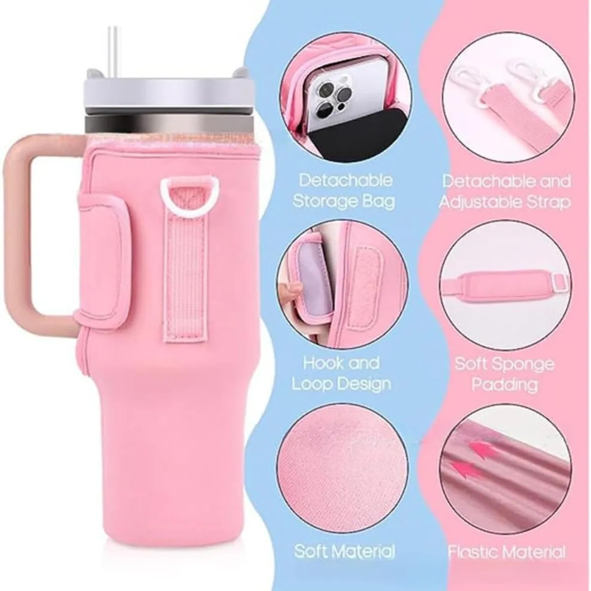 Water Bottle Carrier Bag for 40OZ Tumbler 3