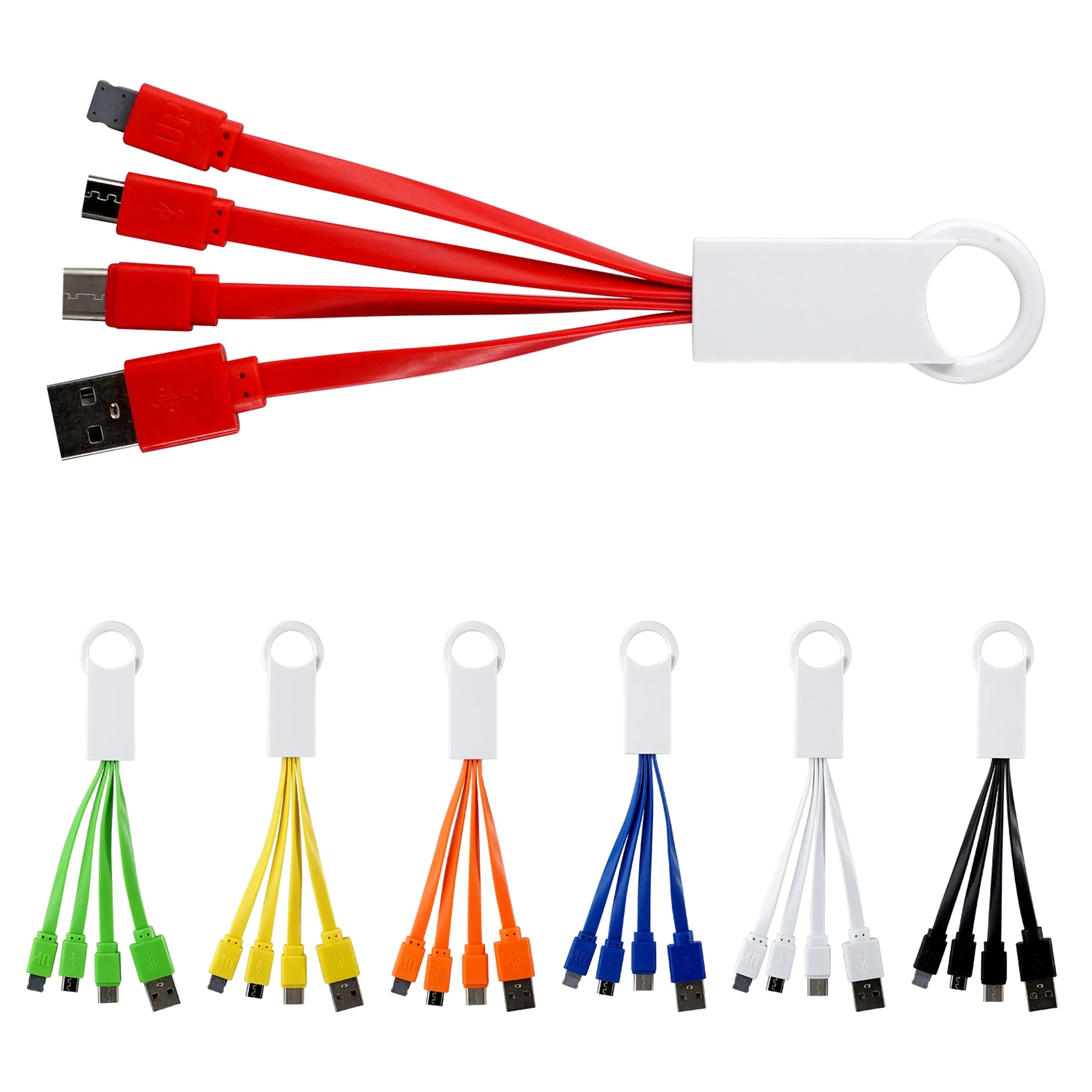 3-IN-1 NOODLE CHARGING CABLE WITH TYPE C USB 12
