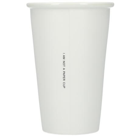 I'm not a paper cup 10oz ceramic tumbler 117