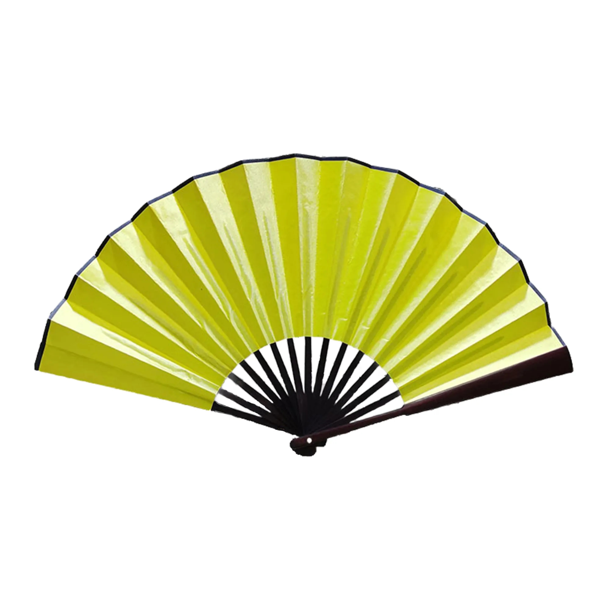 MOQ100 Cloth Folding Hand Fan 2 Sided Full Color 4
