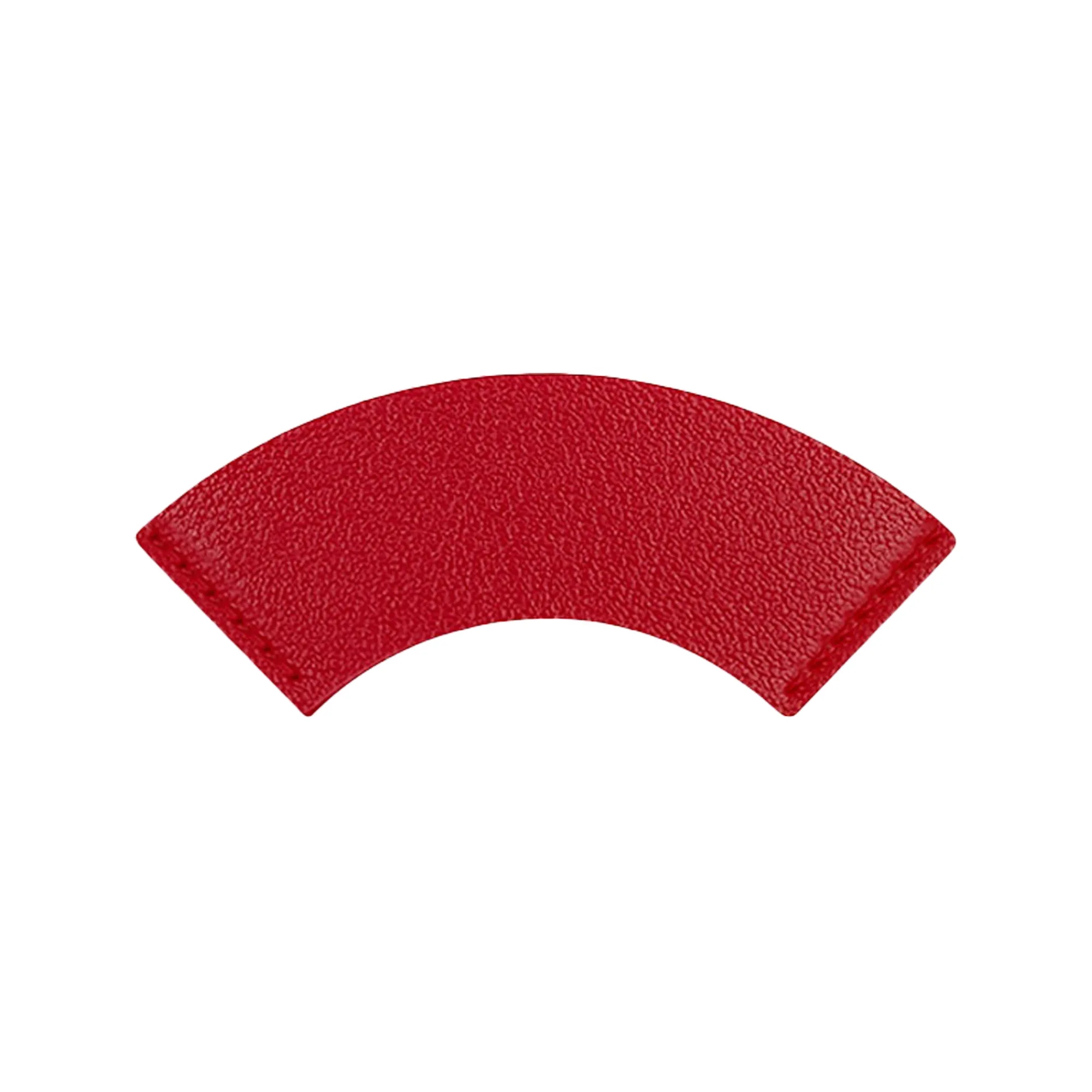 MOQ 250 PCS Custom Logo Fan Shaped Leather Bookmark 21