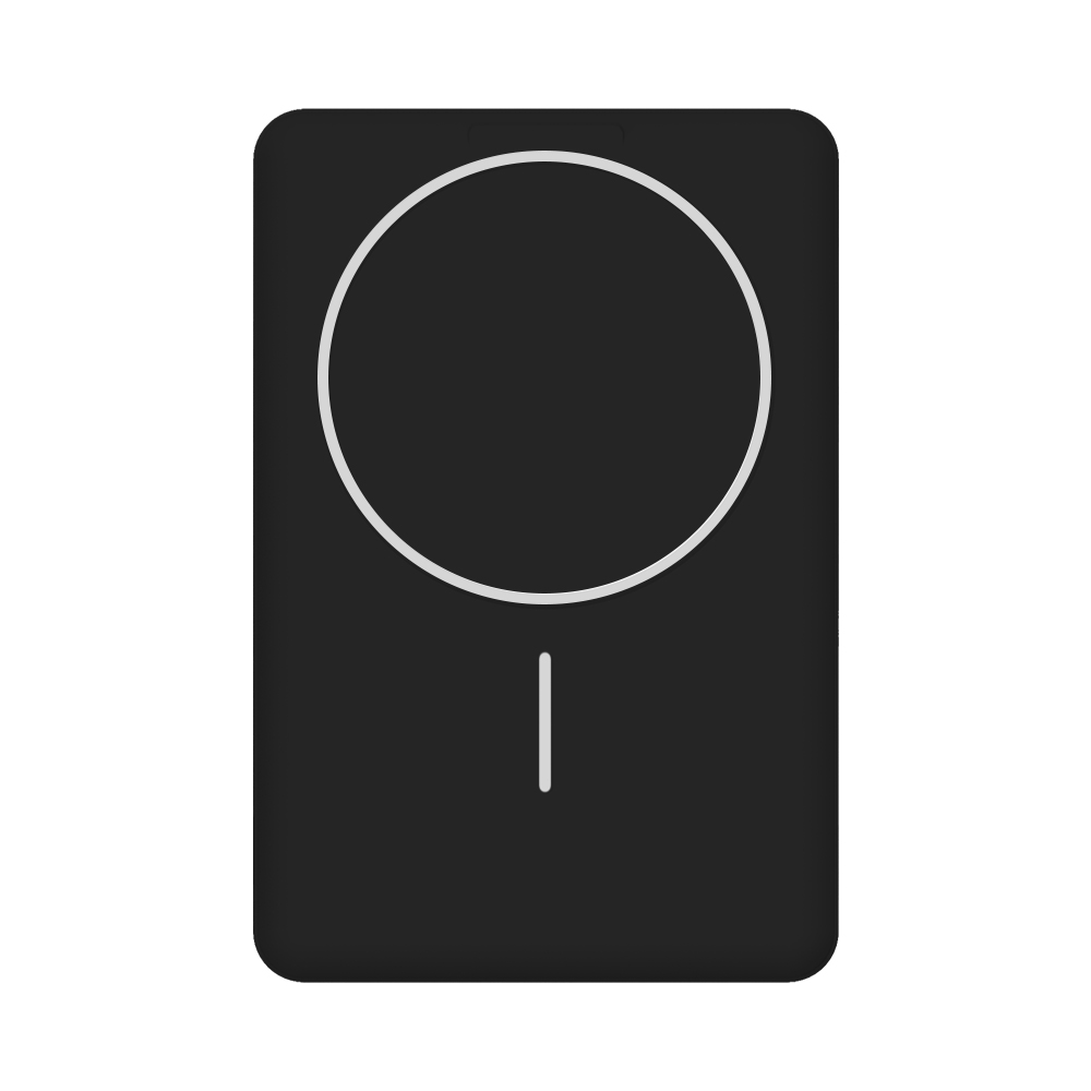 Trackable Magnetic Wallet Power Bank with 15W Wireless Charging 6