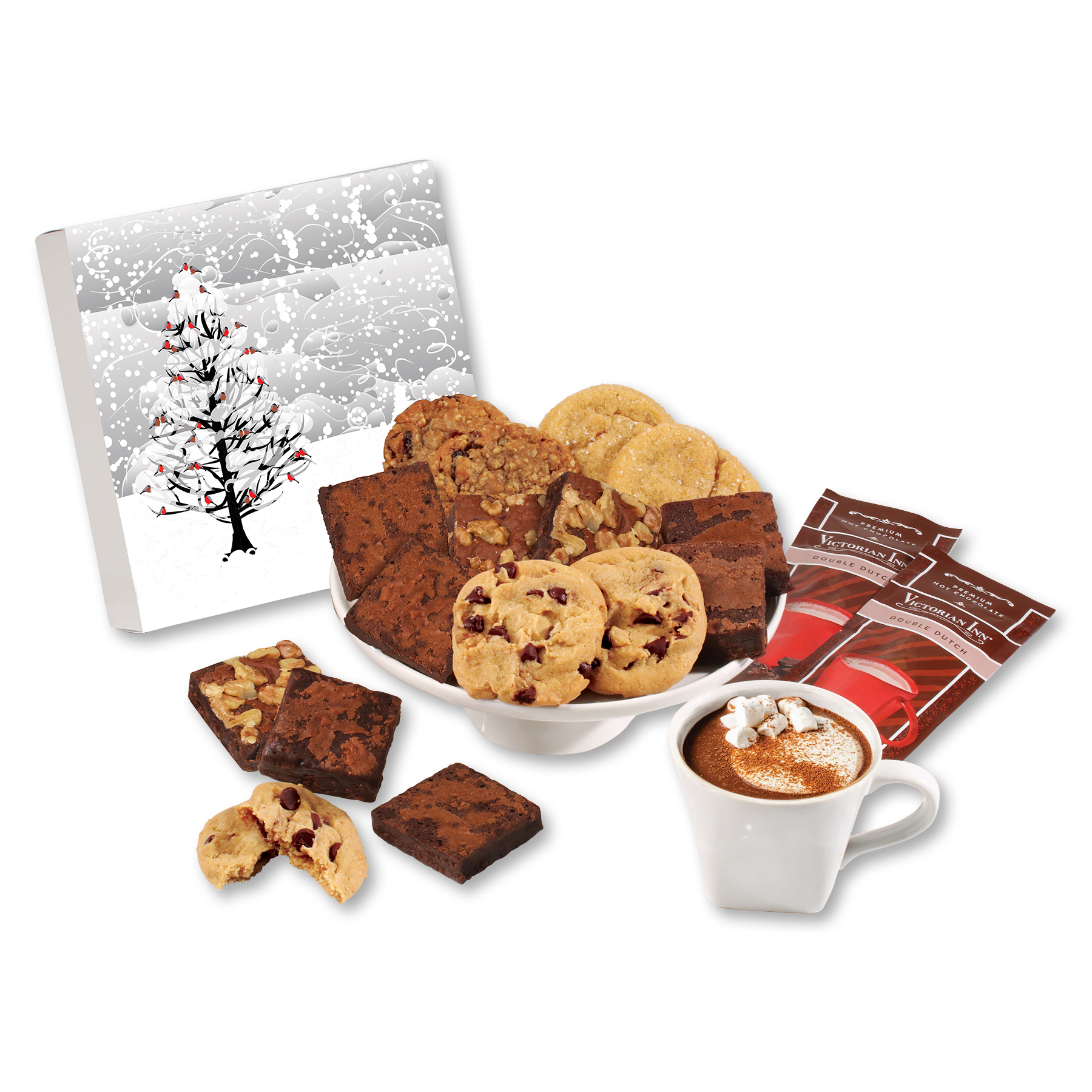 Gourmet Cookie & Brownie Gift Box with Cardinals Sleeve 3
