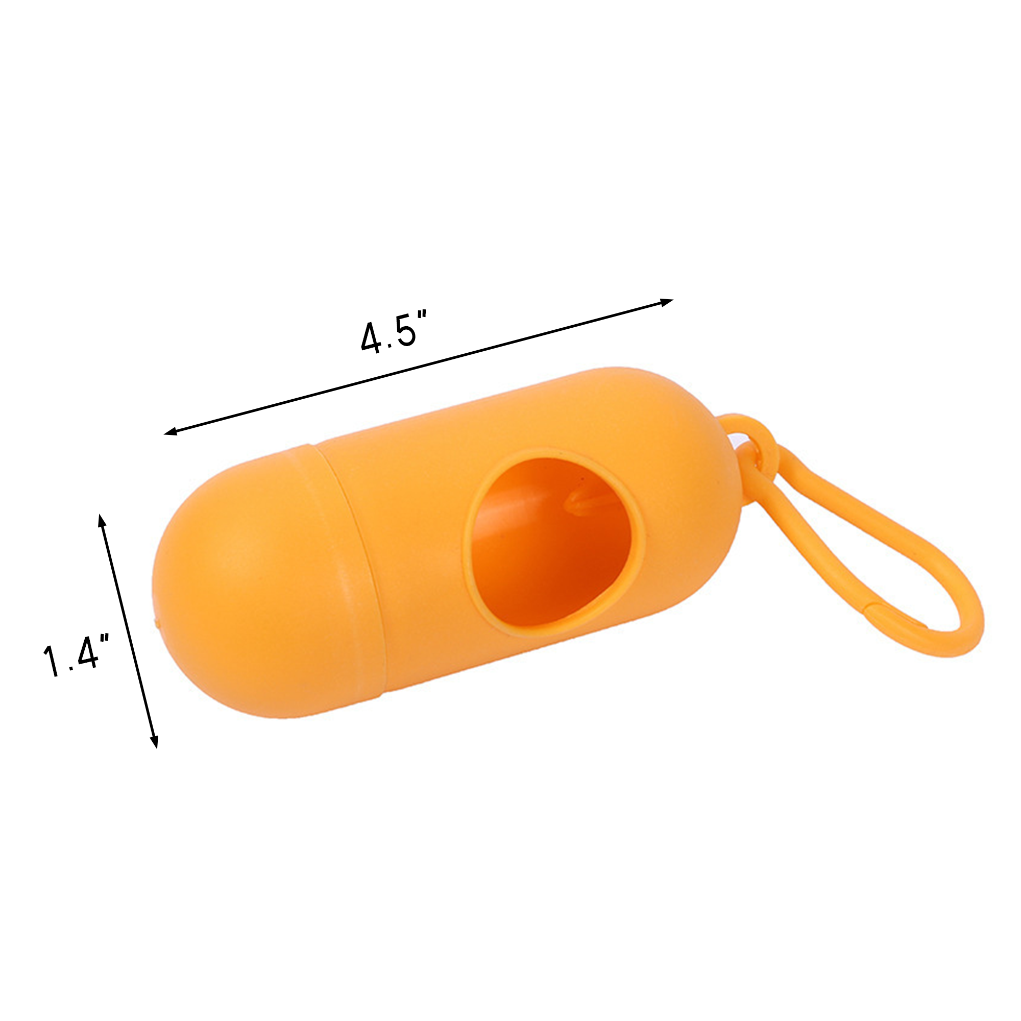 Capsule Shaped Pet Waste Bags Dispenser 2
