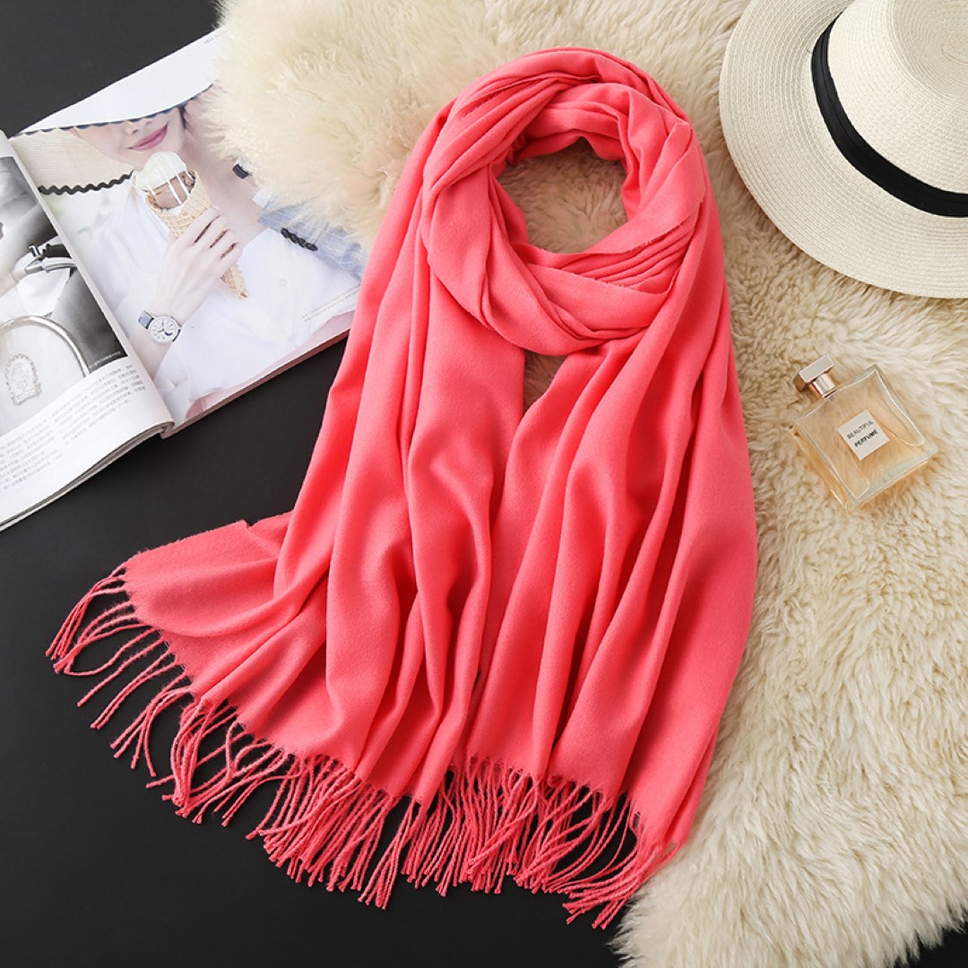Winter Long Pashmina Scarf 4