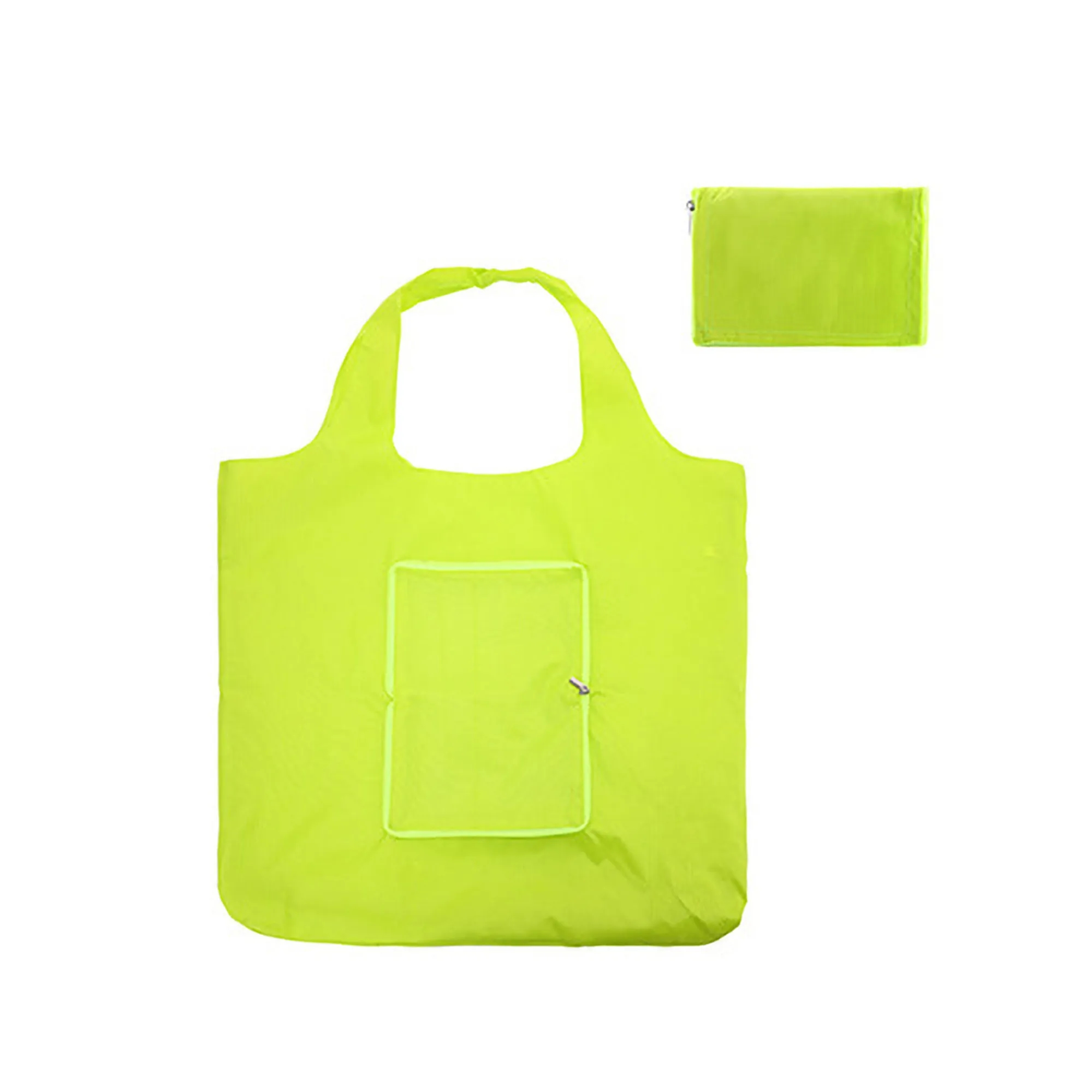 Portable Eco Tote Foldable Reinforced Shopping Bag Reusable 2