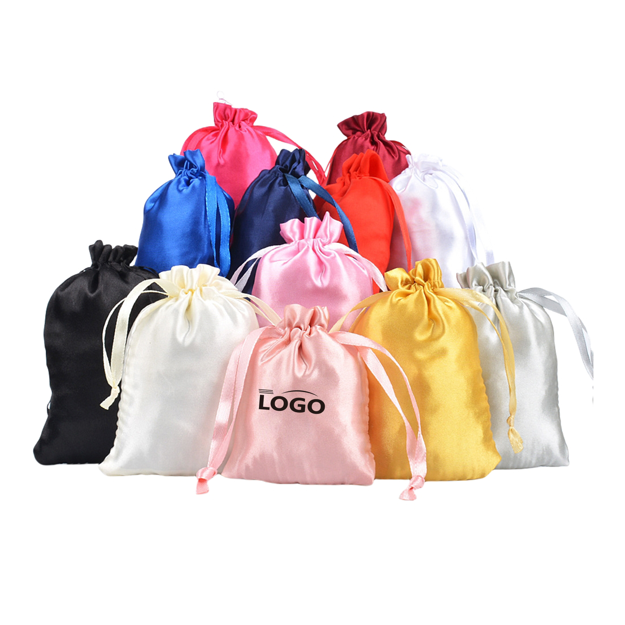 Satin Drawstring Jewelry Pouch 2