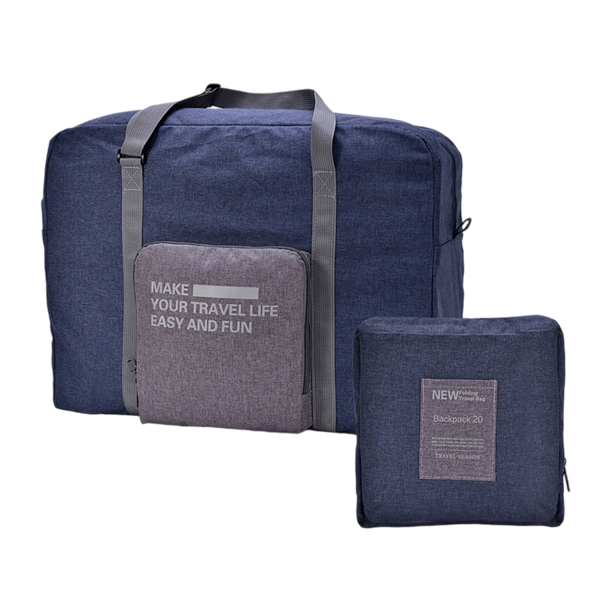 Oxford Foldable Travel Duffle 17.8" By 13.8" 6