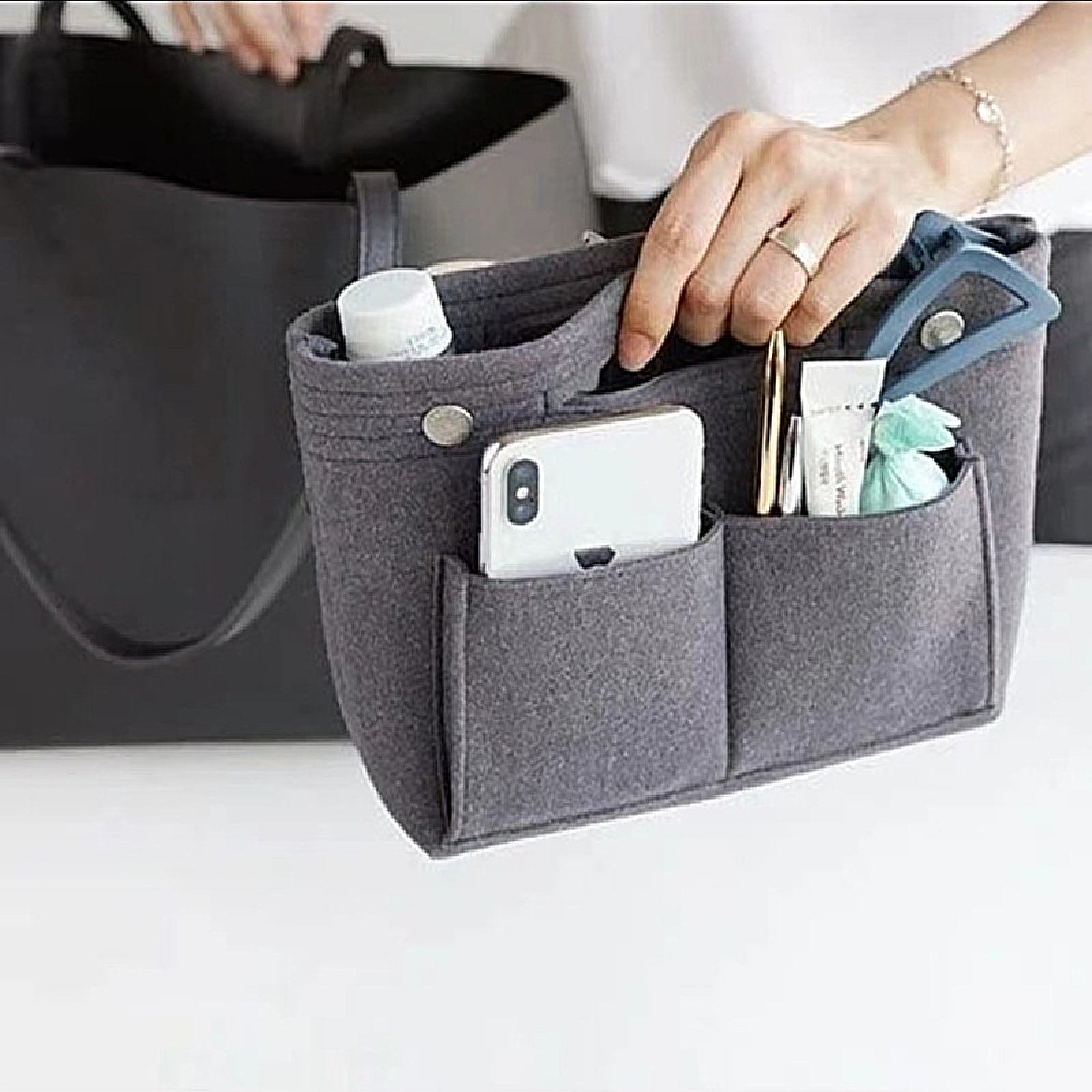 Small Size Felt Organizer Bag 5