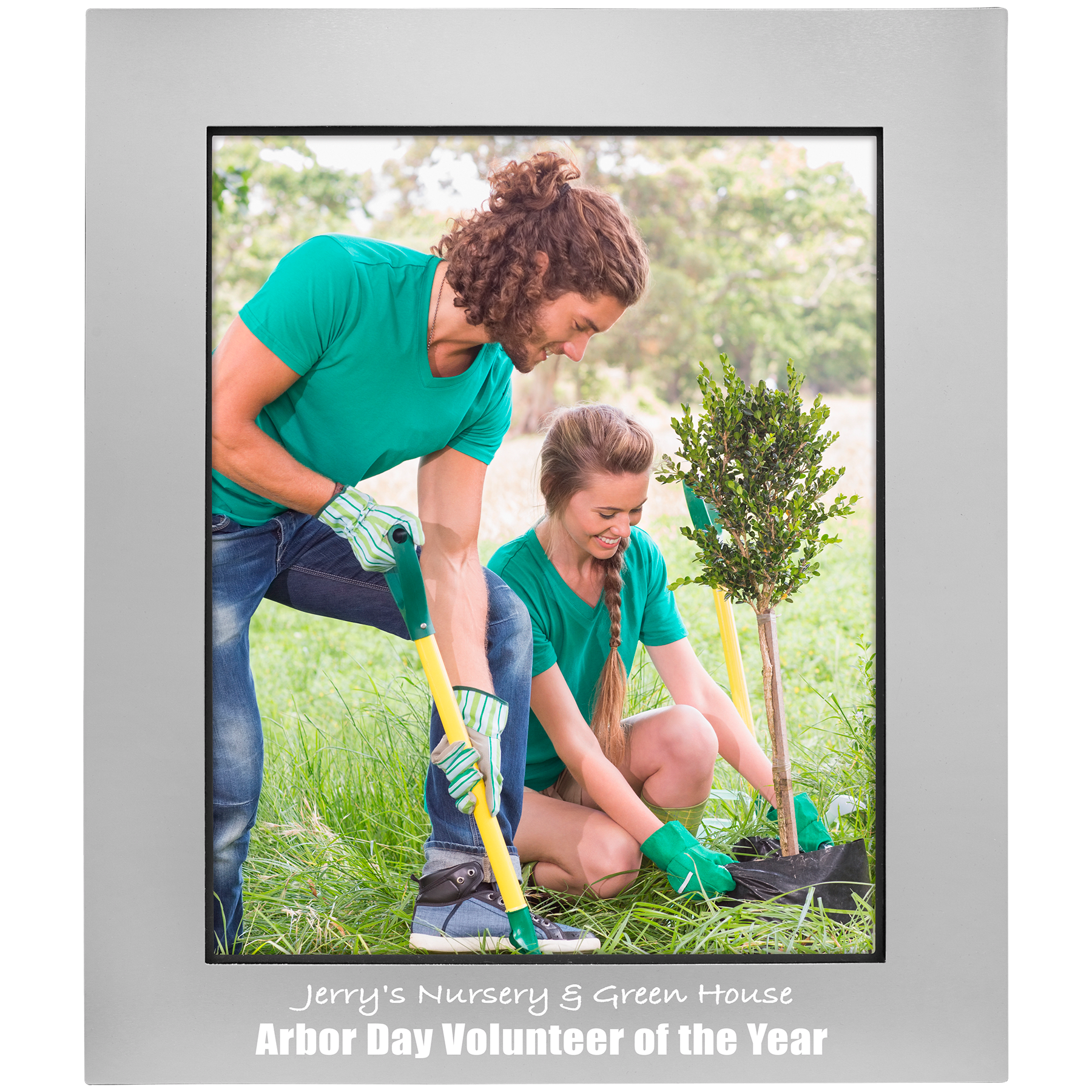 8" x 10" Gray Aluminum Photo Frame 1