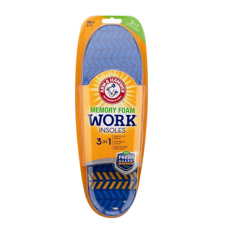 Arm & Hammer Memory Foam Work Insoles - 1 Pair 1