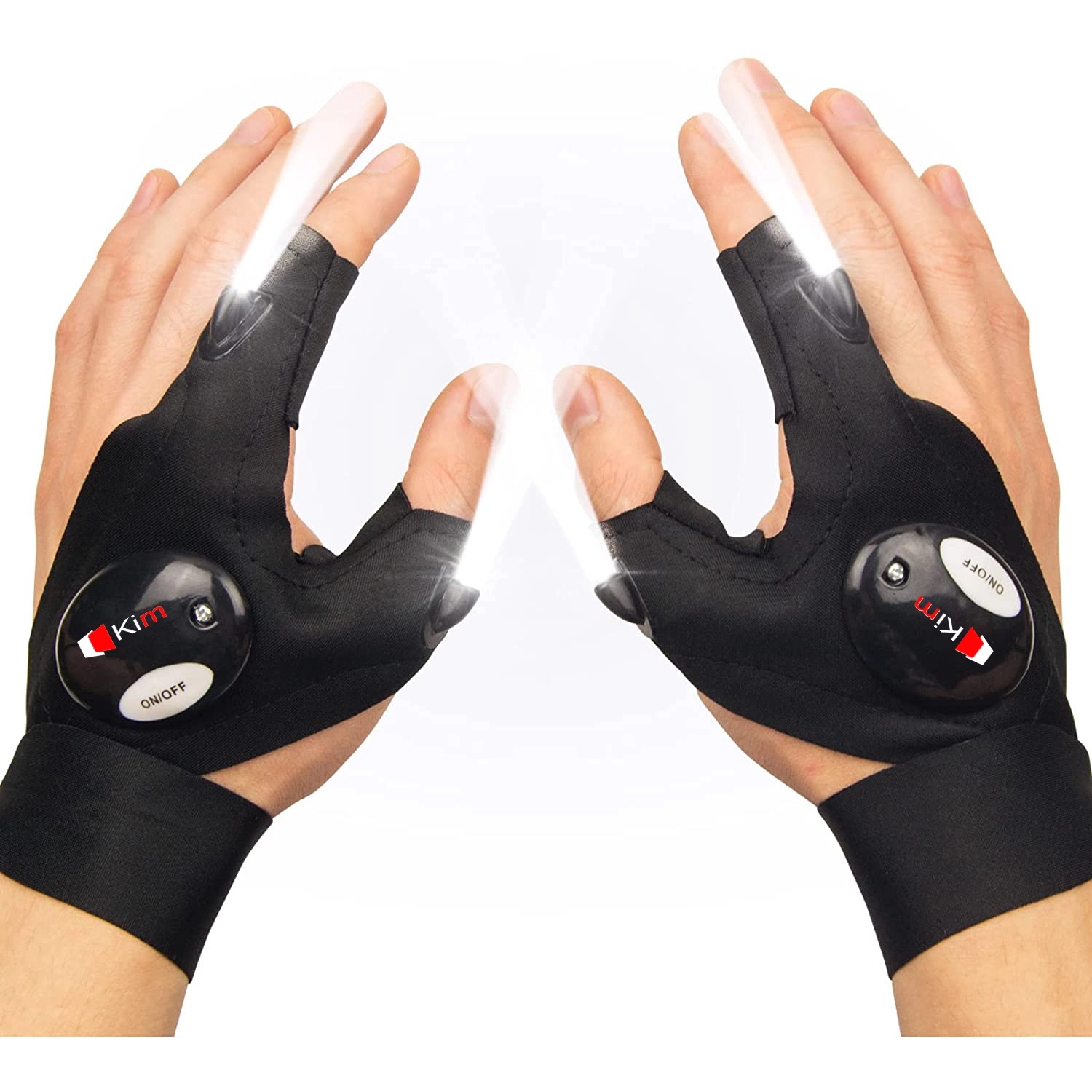 Flashlight Glow Fishing Gloves 3