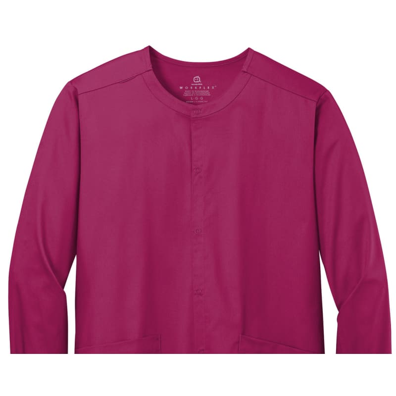 WonderWink Unisex WorkFlex Snap-Front Scrub Jacket 13