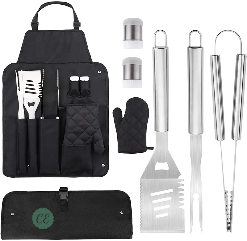 7-PCS BBQ Tools Set with Apron 4