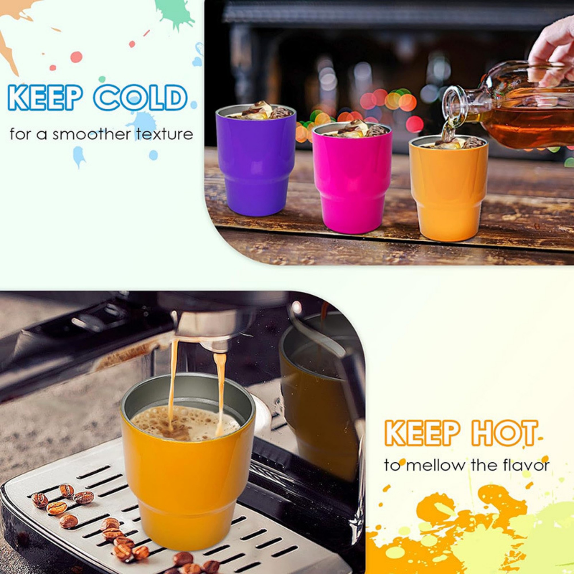 2 oz Mini Tumbler Shot Glass With Straw And Lid 4