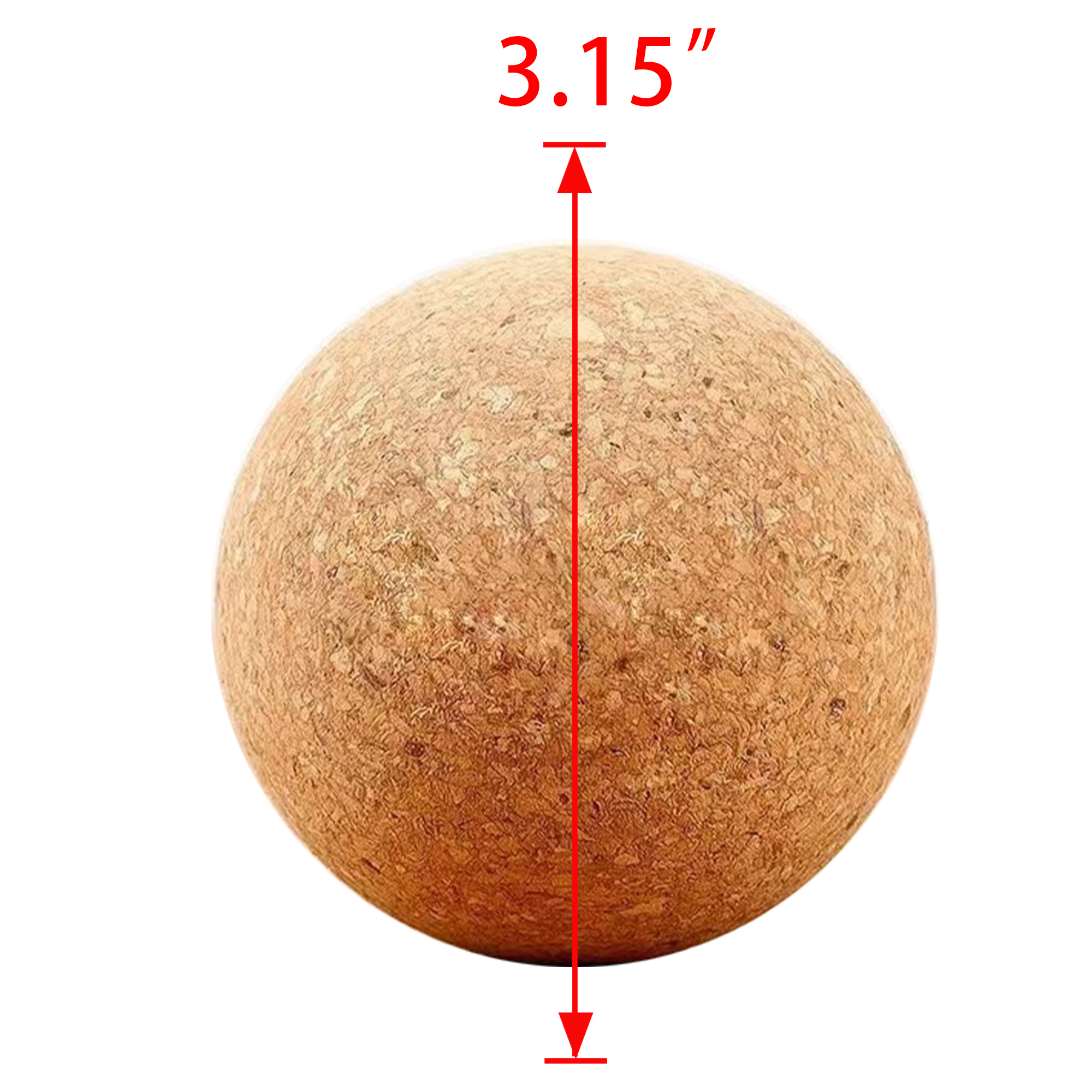 Cork Physical Massage Therapy Ball For Myofascial Release 3