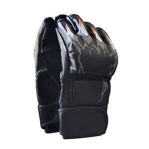 Latex Half-Finger Boxing Gloves w/ Open-Palm Design 6