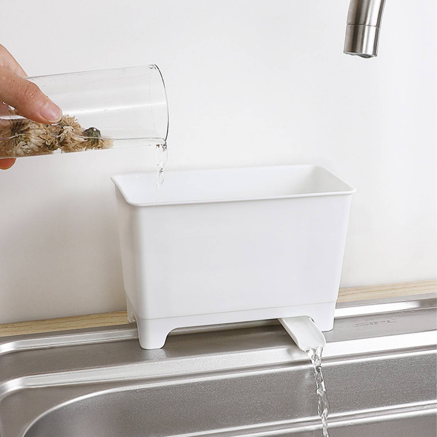 Kitchen drain trash can Strainer Basket 3