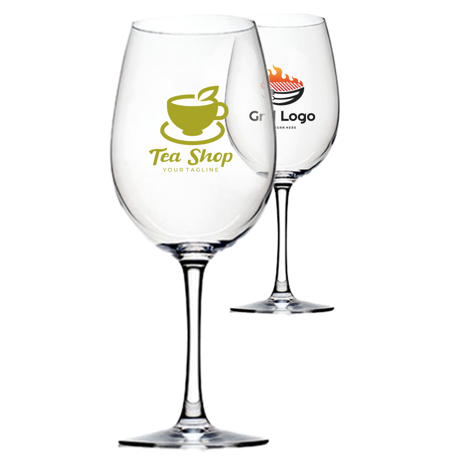 25 oz. Clear Tulip Shape Glasses 2
