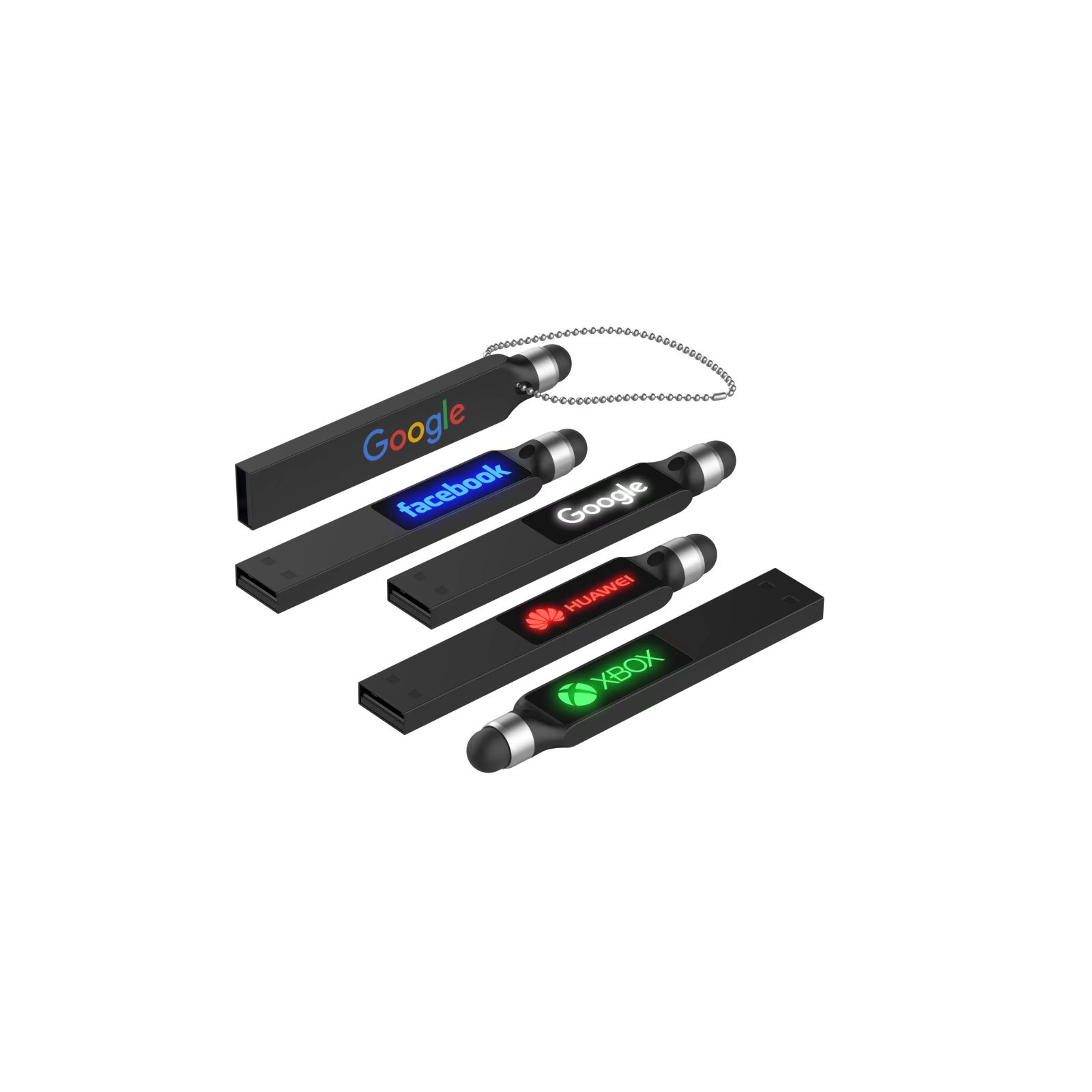 New Multifunctional LED USB Flash Drive with Stylus 8G 5