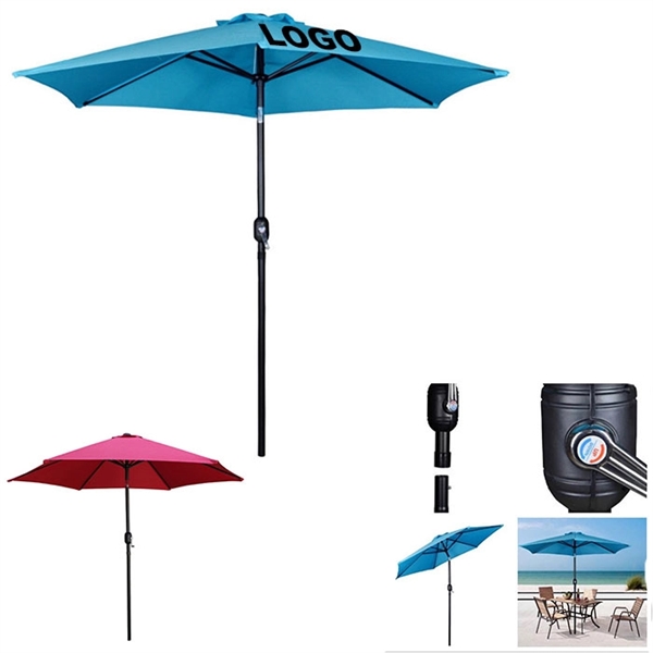 83" Adjustable Beach Umbrella